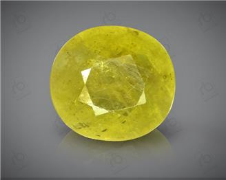 Natural Heated & Treated Yellow Sapphire Certified 5.98 (CTS) ( 88628 )